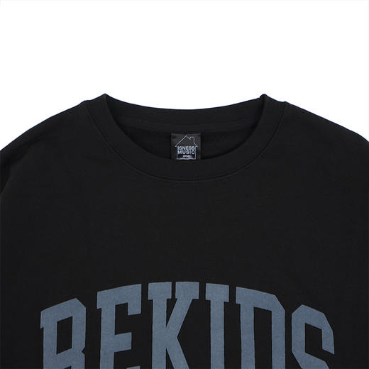 is-ness REKIDS SWEAT 音乐系列标语圆领套头卫衣 商品图1