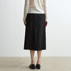 ROMI STUDIO“法式优雅”羊毛混纺斜纹肌理感直筒廓形半裙 431X1052 商品缩略图0