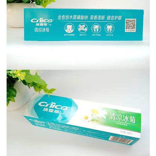 纳爱斯 清凉冰菊牙膏120g（2支装） 6910019019181 商品图3