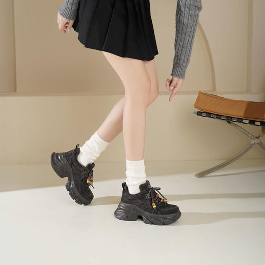 Westory2025年冬季厚底绒面加毛波西米亚风运动鞋深口毛毛鞋S25DM86241 商品图2