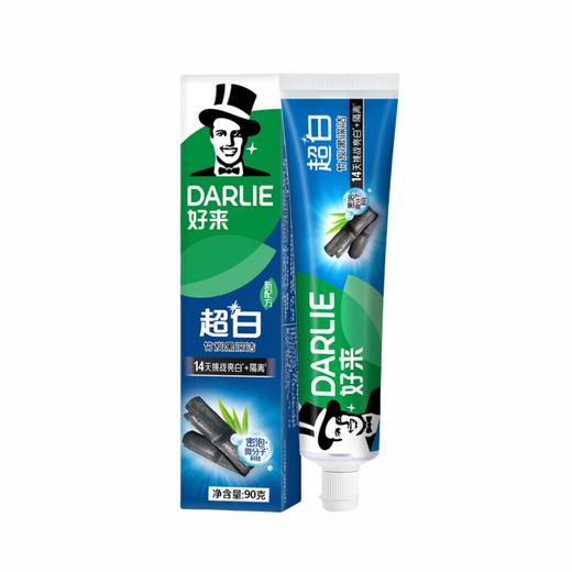好来 超白牙膏竹炭深洁90g*1支 CR-C90TSJ1 商品图0