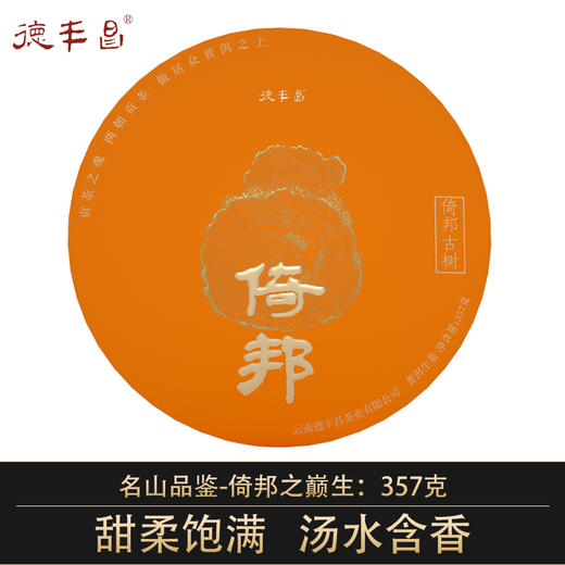 2024年名山品鉴  倚邦之巅 普洱生茶  357克/饼 商品图0