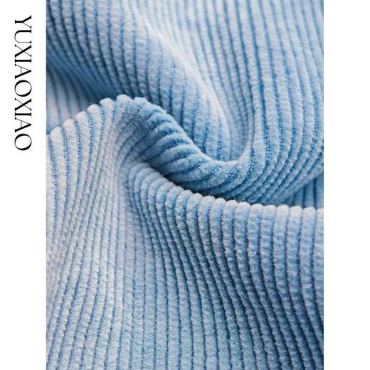 余潇潇【时代梦想家】100棉拼蕾丝精致水钻翻领落肩短款外套&短半裙 商品图2