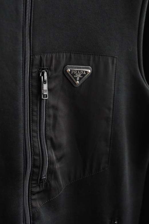 P.R.D 科技感棉质与 Re-Ny1on宽松连帽外套 WT903 商品图5