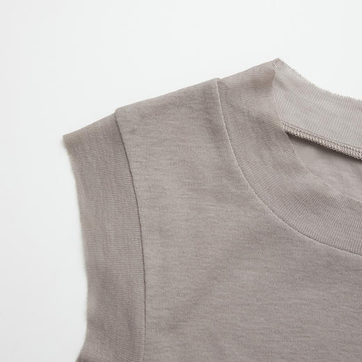 ROMI STUDIO“Clean fit”强捻全棉超轻薄微透修身背心 RWCSSD4031 商品图4