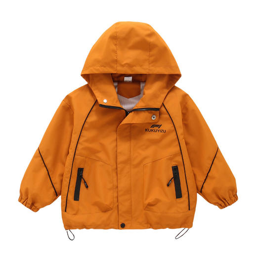 男童新款外套儿童风衣男孩秋款童装户外冲锋衣连帽上衣夹克 商品图4