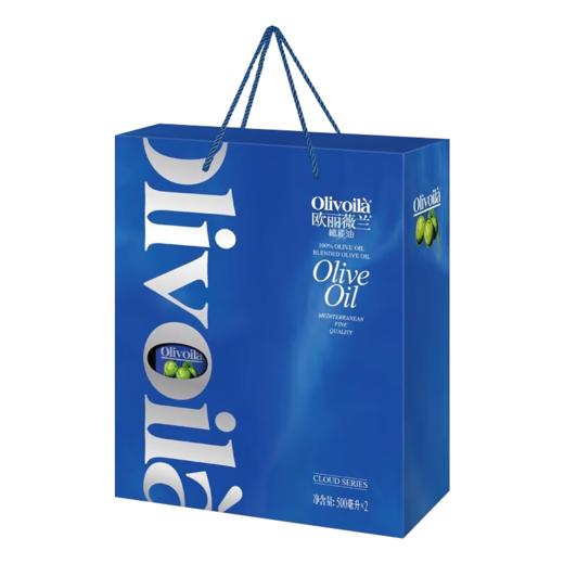 欧丽薇兰橄榄油500mL×2(玻璃瓶/礼盒)-YS 商品图1
