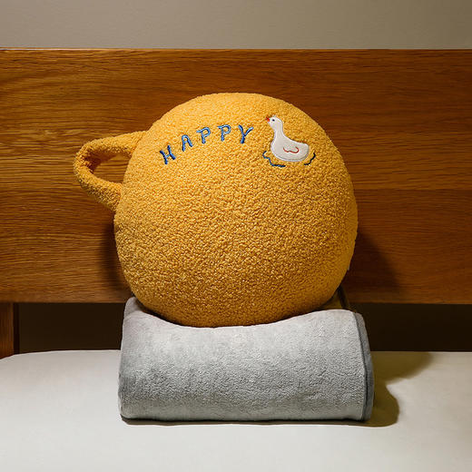 抱枕毯子二合一抱枕被可穿午睡毯子办公室靠枕沙发抱枕车载靠枕 商品图7