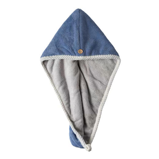 【福利❗️15.9秒🔥抢2件！双层加厚干发帽】双层珊瑚绒干发帽 女加厚超强吸水速干浴帽 拼接色干发巾包头发毛巾 商品图10