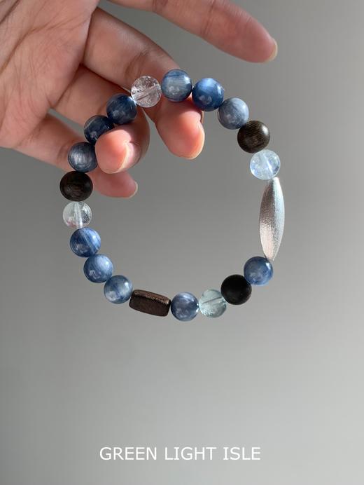 【一叶舟】喜水木·内在平和与沟通 蓝晶石/海蓝宝/沉香 商品图1