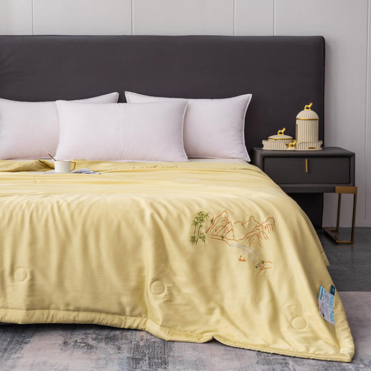 啄木鸟 天丝夏被-秋菊黄200*230cm ZMN-XB-10 商品图2