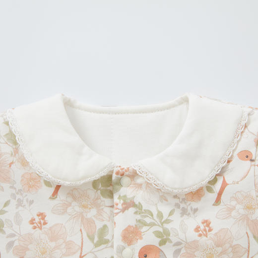 怡比雅韵之美长袖开襟哈衣HY25WIN028白花色调59#-90# 商品图8