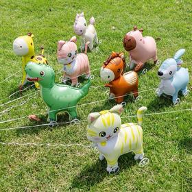 会走路的动物气球