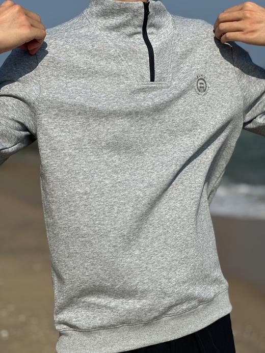 香港寺木秋季半拉链立领卫衣 上身大牌感十足！男女同款 商品图11