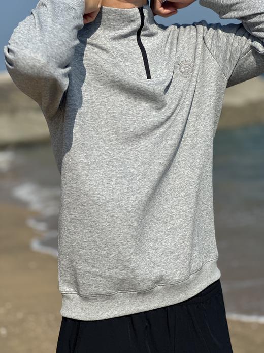 香港寺木秋季半拉链立领卫衣 上身大牌感十足！男女同款 商品图10