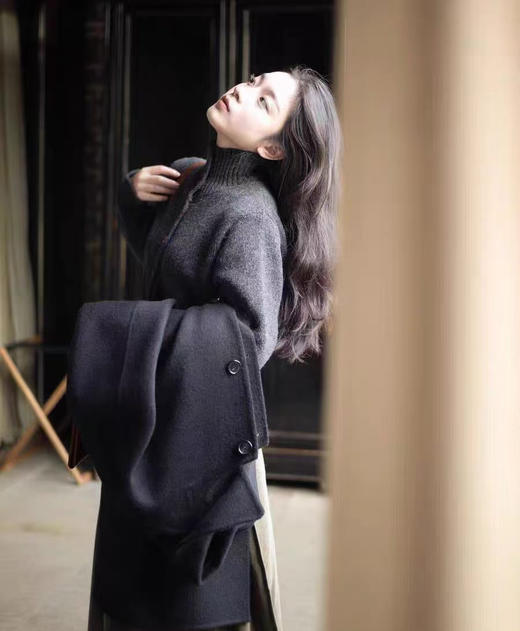 🌺【MOMOTIABIN立领花纱羊毛开衫DBTHJZYMB111】❄秋冬穿搭鼎流🗓很显白抬肤色 自带老钱气质~撑起整个冬天氛围感🎄各大博主几乎人手一件📺网上同等质量基本都在300左右💰 商品图2