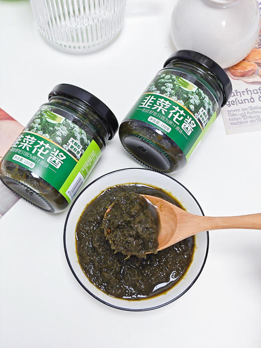 💰19.9抢4瓶【亮美都 韭菜花酱】韭香浓郁，鲜爽清香😋《舌尖上的中国》力荐👍蘸羊肉/涮火锅🥢 ✅韭菜花➕传统工艺熬煮锁鲜，保留颗粒感✨嚼着咯吱香！ 商品图2