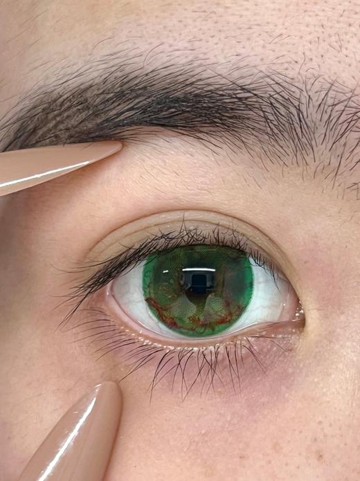 NinaMond日抛XCOS瞳 | 西王母&霉霉&苔藓池子 14.5mm白狮参考着色大直径  日抛 商品图9