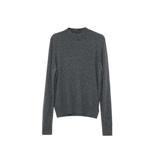 VIMAGE纬漫纪半高圆领高级灰2025秋冬新款针织衫V2401111 商品图5