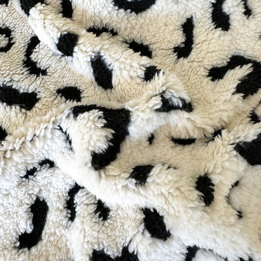 GRACE SPACE格调空间 多功能盖毯 多场景居家沙发豹纹图案毯子午睡毛毯 商品图9