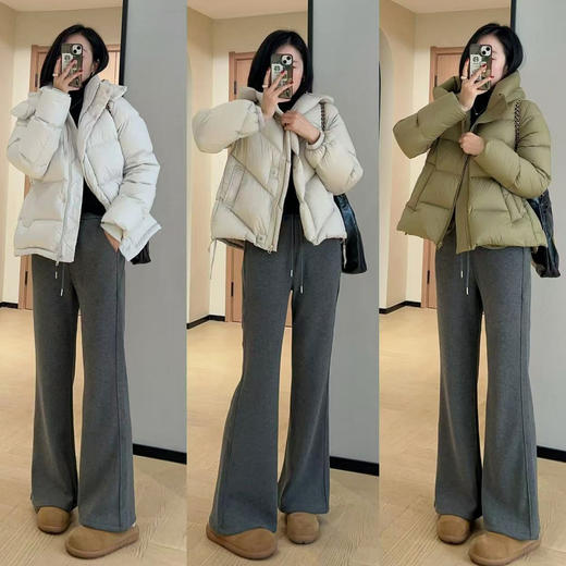 显瘦神裤！lu家加厚加绒婴儿绒芭比裤松紧腰微喇裤女25秋冬款！ 商品图0