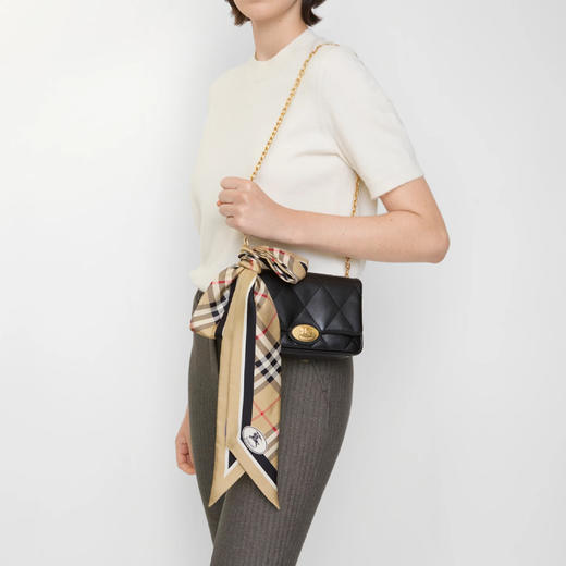 BURBERRY 巴宝莉 女士格纹窄版丝巾 格子 8114238 A2021 商品图4
