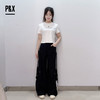 P&X设计师女装春夏秋街头休闲裤高街梭织休闲长裤824109803 黑色 商品缩略图3
