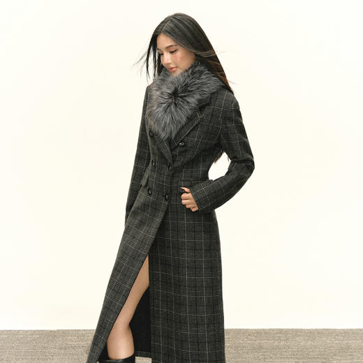 Ariseism 美式复古毛呢外套女秋季新款上衣 商品图1