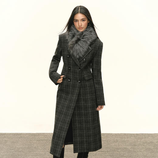 Ariseism 美式复古毛呢外套女秋季新款上衣 商品图0