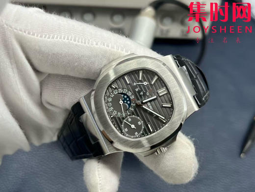 PPF潜心三年 真"芯"之作！百达翡丽PP鹦鹉螺系列5712GR 灰盘皮带款总裁 新升级V3版 男士腕表 商品图2