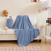 GRACE SPACE格调空间 多功能珊瑚绒毯 易收纳手提携带居家毯子办公室午睡毛毯 商品缩略图8