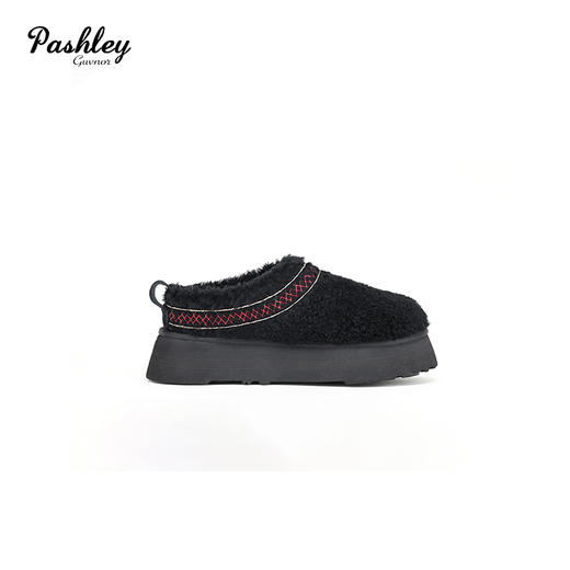 【梅花出品】帕奢利/LAMY民族风美利奴羊毛TAZZ泰迪雪地靴HZ0028P 商品图3