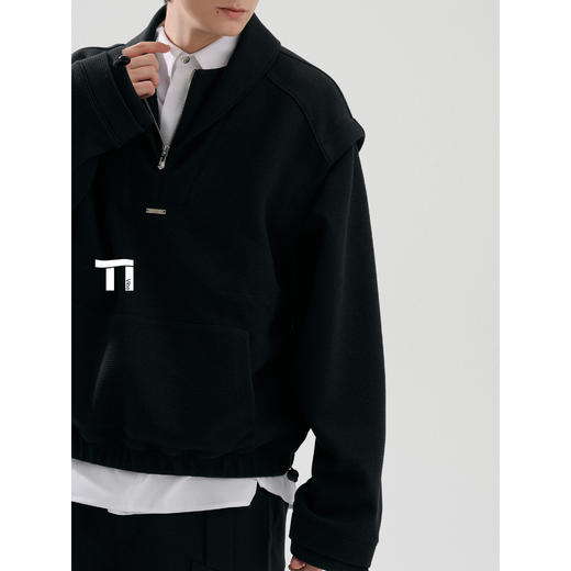 启世录TIWLLTANG“桓黎御宇”街头序章旧时光标束感锋芒抽绳卫衣 商品图1