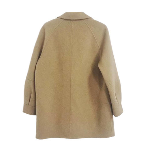 VIVIAN LIU薇薇安刘A2559303秋女装新款中长款牛角扣插肩羊毛大衣 商品图1