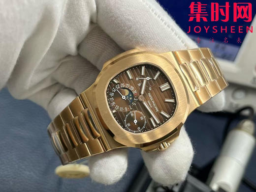 PPF潜心三年 真"芯"之作！百达翡丽PP鹦鹉螺系列5712GR 全玫金钢带 玫瑰金总裁 新升级V3版 男士腕表 商品图2