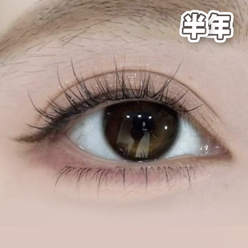 #心软琥珀 棕巧色 14.2mm【1片装】敏感眼舒适推荐 / 半年抛