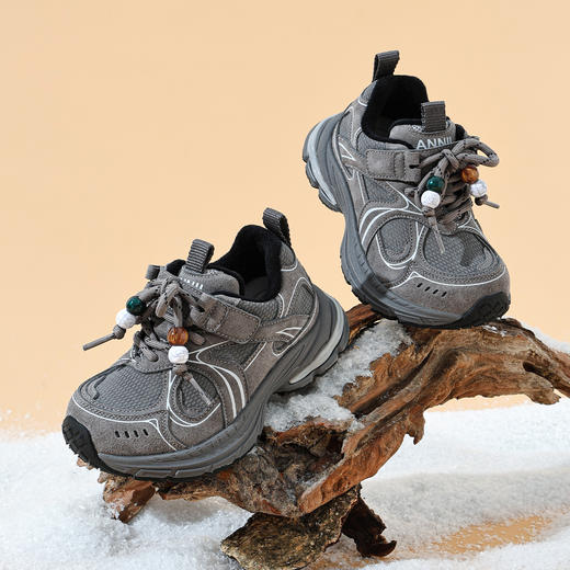 ANNIL/安奈儿童鞋女童春秋厚底运动鞋老爹鞋软底鞋HG5405653 商品图3