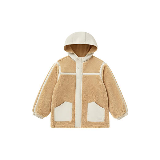 英氏儿童连帽外套秋冬保暖防风御寒男童夹克户外山系男孩时尚百搭 商品图4