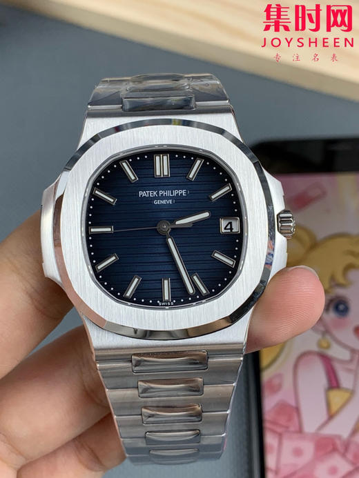 DDF配重版 百达翡丽 鹦鹉螺5811系列 深邃蓝 SW盘面 无法拒绝的5811渐变蓝一眼难忘 配重147克 丹东330一体机 男士腕表 表径41mm 商品图3