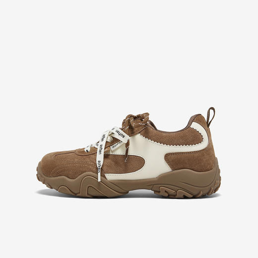 【百思图】  BF楼百思图2026春季新款真皮德训鞋厚底复古女运动休闲鞋A3060AM6 吊牌价799.现价369 商品图1