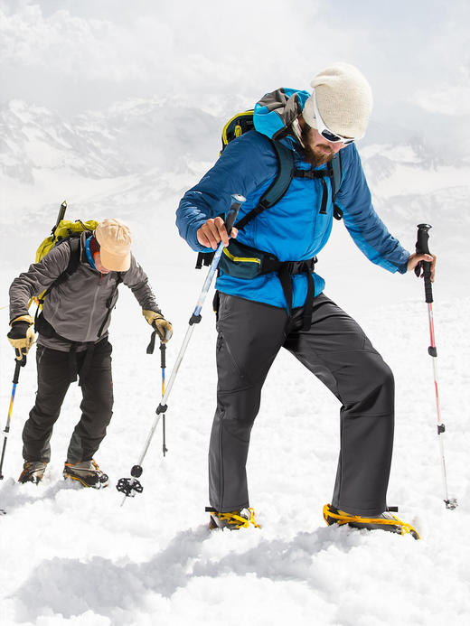 【摇粒绒保暖 防风防泼蓄热 四面弹无束缚】飓风L5级软壳户外登山战术裤ds（zb） 商品图11