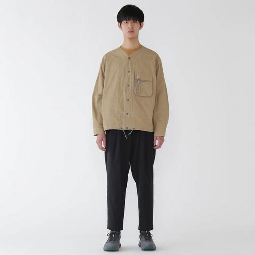 and wander C/N Octa 男女内里抓绒宽松廓形机能性无领夹克外套 商品图1