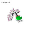 GAONAS  玲珑春色 中式盆景设计绿胸针11552ZG 商品缩略图1