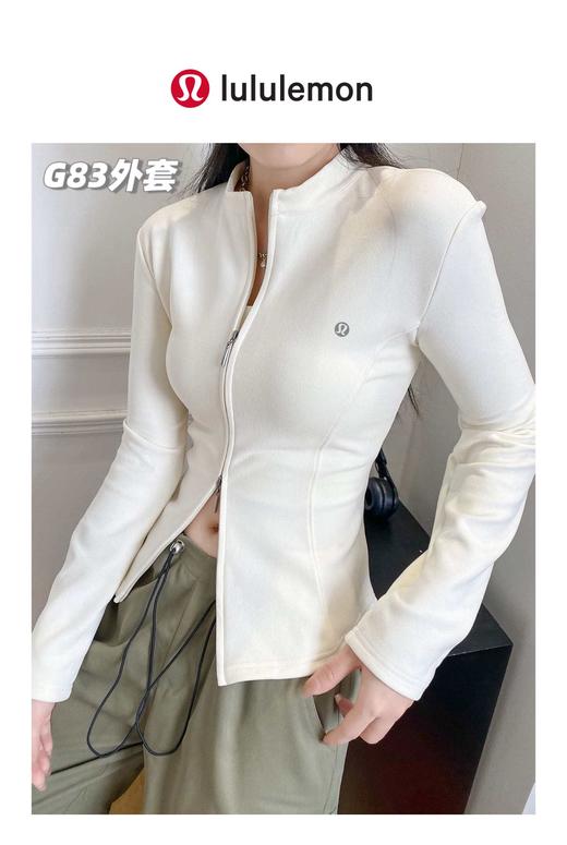 一包2件装，巨亲肤的羊绒蛋白面料！lulu2025秋季新款女士小蛮腰外套 商品图7