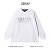 51999SDSA秋冬新款痞帅男装时尚胸前字母印花圆领卫衣下摆松紧百搭上衣 商品缩略图1