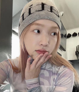 韩国Matin Kim针织冷帽毛线帽101707