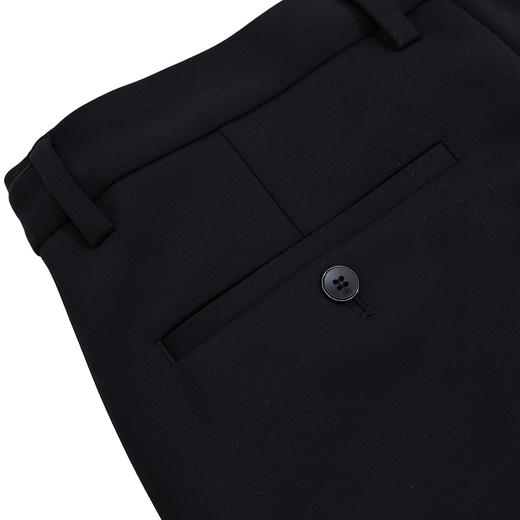 半身缘男裤 秋季日常字母凸胶质感合体休闲裤253301B10330010 商品图3