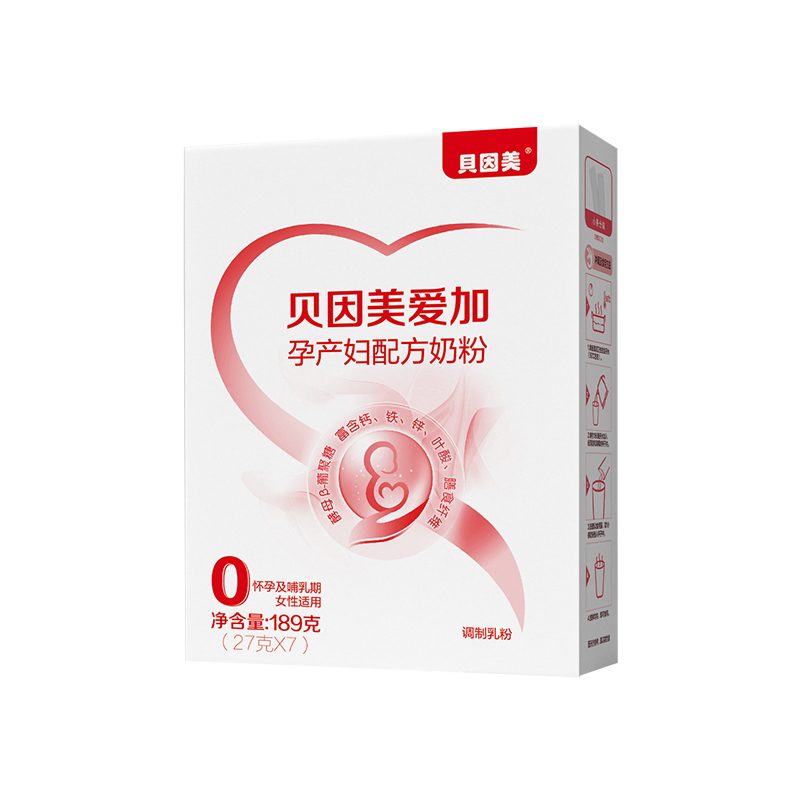 贝因美爱加孕产妇配方奶粉189克