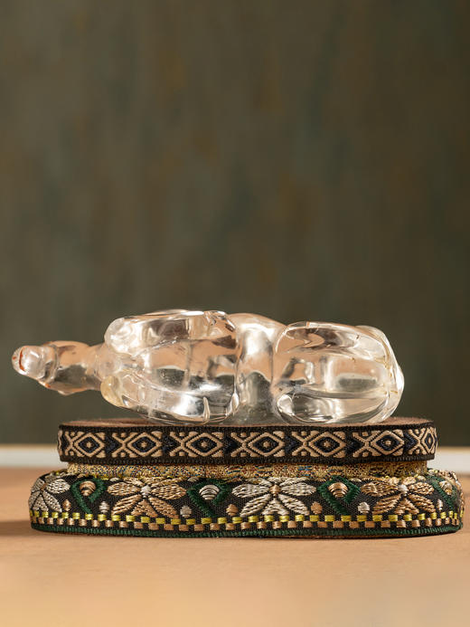 清	水晶骆驼镇纸摆件 商品图2