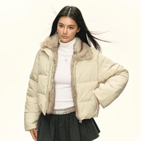 Ariseism 美式复古棉服外套女冬季新款上衣